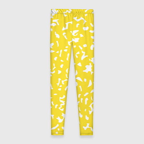 Женские легинсы Лимонный камуфляж / 3D-принт – фото 2