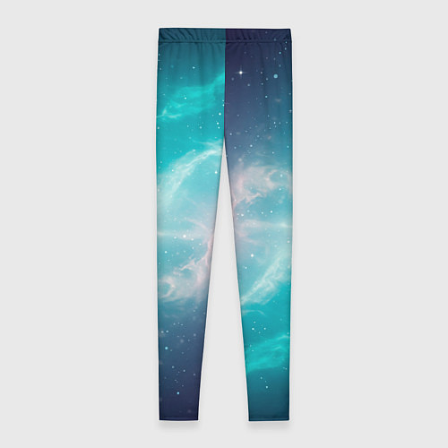 Женские легинсы Галактическое сияние небес / 3D-принт – фото 2