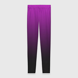 Женские легинсы Purple gradient