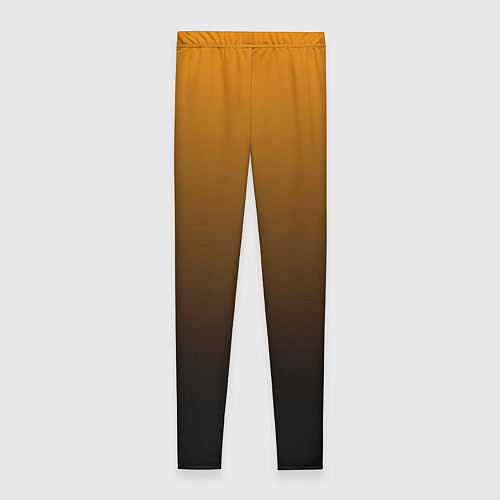 Женские легинсы Orange gradient / 3D-принт – фото 2