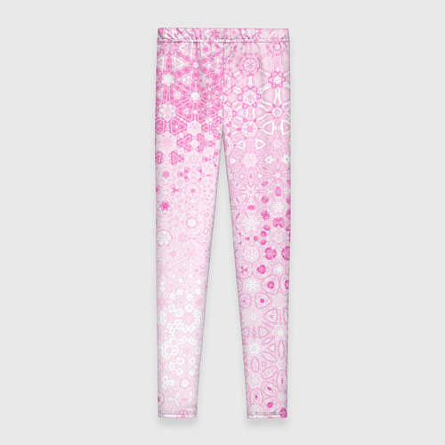 Женские легинсы Розовая метаморфоза / 3D-принт – фото 2