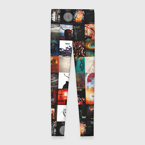 Женские легинсы Slipknot - обложки альбомов и песен / 3D-принт – фото 2
