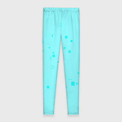 Женские легинсы Color light blue shapes / 3D-принт – фото 2