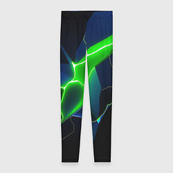 Женские легинсы Neon green glow