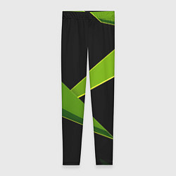 Женские легинсы Geometric neon
