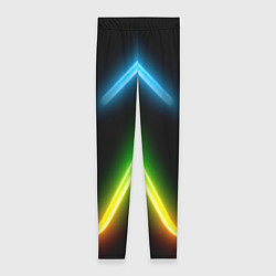 Леггинсы женские Neon multicolored lines, цвет: 3D-принт