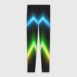 Женские легинсы Neon multicolored lines