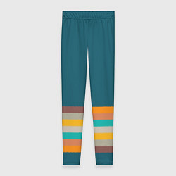 Леггинсы женские Индиго и шумовой градиент заката с текстурой, цвет: 3D-принт