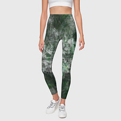 Леггинсы женские Абстракция - acid boom, цвет: 3D-принт — фото 2