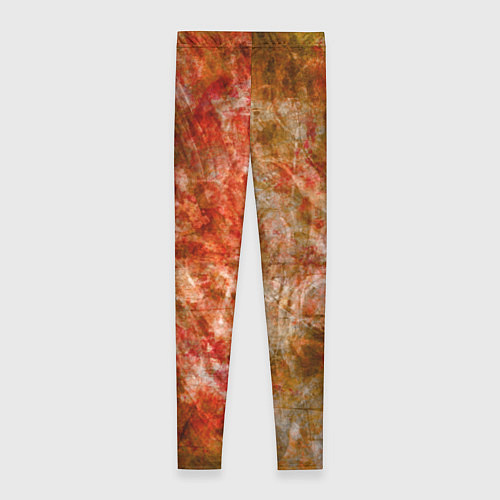 Женские легинсы Абстракция - bright red / 3D-принт – фото 2