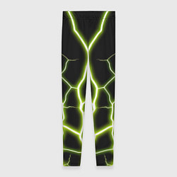 Женские легинсы Color green black