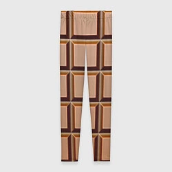 Леггинсы женские Шоколад, цвет: 3D-принт