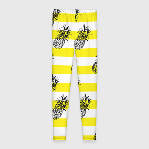 Женские легинсы Ананасы 24 / 3D-принт – фото 2