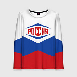 Лонгслив женский Россия 2016, цвет: 3D-принт