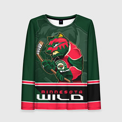 Лонгслив женский Minnesota Wild, цвет: 3D-принт