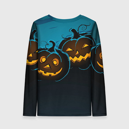 Женский лонгслив Halloween3 / 3D-принт – фото 2
