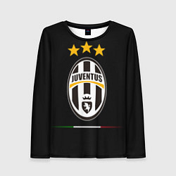 Лонгслив женский Juventus: 3 stars, цвет: 3D-принт