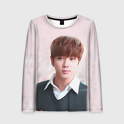 Лонгслив женский Kim SeokJin, цвет: 3D-принт