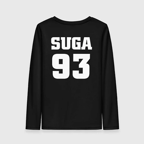 Женский лонгслив BTS: Suga / 3D-принт – фото 2