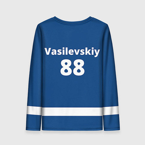 Женский лонгслив Tampa Bay: Vasilevskiy / 3D-принт – фото 2