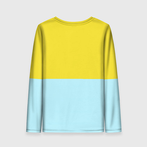 Женский лонгслив Черный кот выглядывает / 3D-принт – фото 2