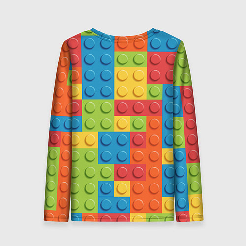 Женский лонгслив Лего конструктор / 3D-принт – фото 2