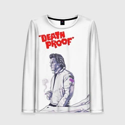 Лонгслив женский Death proof, цвет: 3D-принт