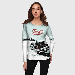 Лонгслив женский Fargo Car, цвет: 3D-принт — фото 2