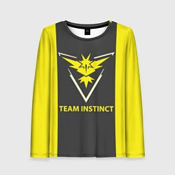 Лонгслив женский Team instinct, цвет: 3D-принт