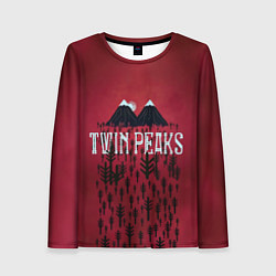 Лонгслив женский Twin Peaks Wood, цвет: 3D-принт