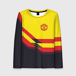 Женский лонгслив Man United FC: Yellow style