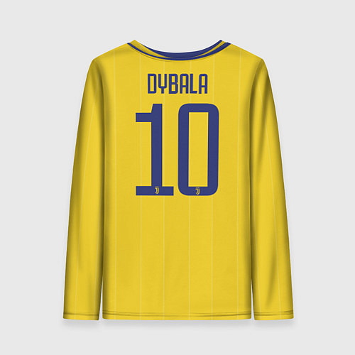 Женский лонгслив Juventus FC: Dybala Guest 17/18 / 3D-принт – фото 2