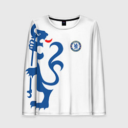 Лонгслив женский FC Chelsea: White Lion, цвет: 3D-принт