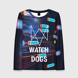 Лонгслив женский Watch Dogs, цвет: 3D-принт