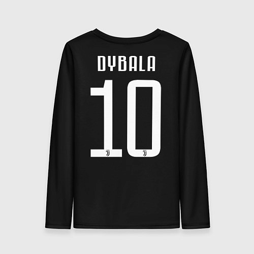 Женский лонгслив FC Juventus: Dybala FIFA 2018 / 3D-принт – фото 2