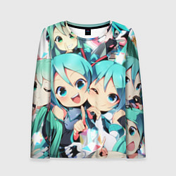 Лонгслив женский Vocaloid, цвет: 3D-принт