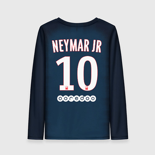 Женский лонгслив FC PSG: Neymar Home 1819 / 3D-принт – фото 2