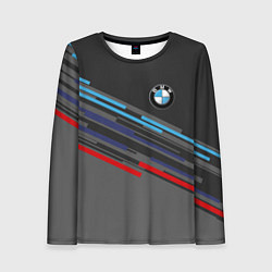 Лонгслив женский BMW BRAND COLOR, цвет: 3D-принт