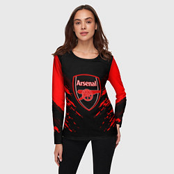 Лонгслив женский Arsenal FC: Sport Fashion, цвет: 3D-принт — фото 2