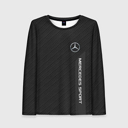 Лонгслив женский Mercedes AMG: Sport Line, цвет: 3D-принт