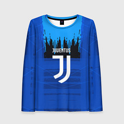 Женский лонгслив FC Juventus: Blue Abstract