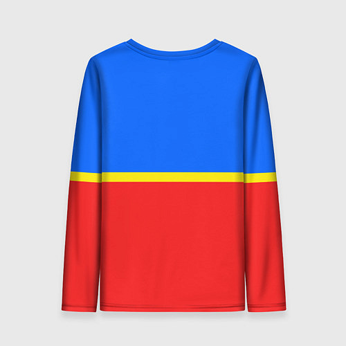 Женский лонгслив Воронеж: Россия / 3D-принт – фото 2