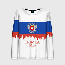 Лонгслив женский Crimea, Russia, цвет: 3D-принт