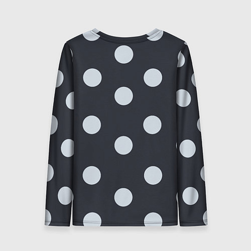 Женский лонгслив Крупный горох / 3D-принт – фото 2