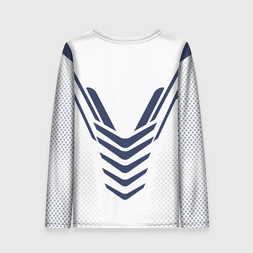 Женский лонгслив N7: White Armor / 3D-принт – фото 2