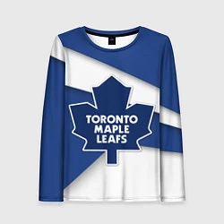 Лонгслив женский Toronto Maple Leafs, цвет: 3D-принт