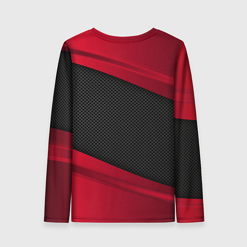 Женский лонгслив Isuzu: Red Sport / 3D-принт – фото 2