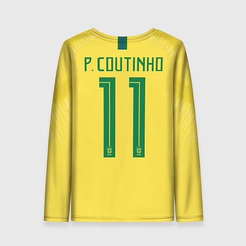 Женский лонгслив Coutinho Home WC 2018 / 3D-принт – фото 2