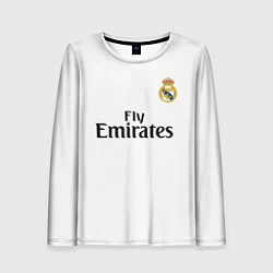 Лонгслив женский FC Real Madrid: Ramos Home 18-19, цвет: 3D-принт