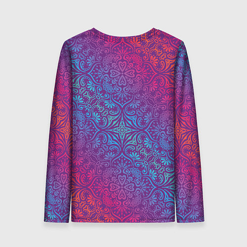 Женский лонгслив Роскошный Ом / 3D-принт – фото 2